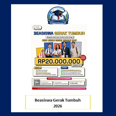 Beasiswa Gerak Tumbuh 2026