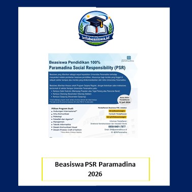 Beasiswa PSR Paramadina 2026