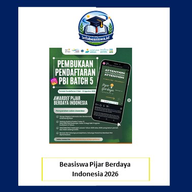Beasiswa Pijar Berdaya Indonesia 2026