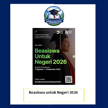 Beasiswa untuk Negeri 2026